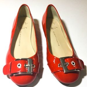 Franco Sarto | “Jesse” Red patent flats Size 8 NEW